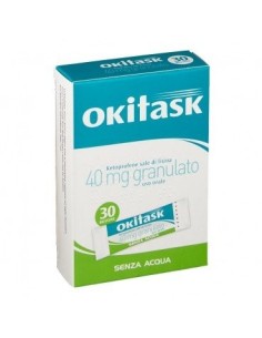 Okitask 40 mg Ketoprofene Sale di Lisina 30 Bustine